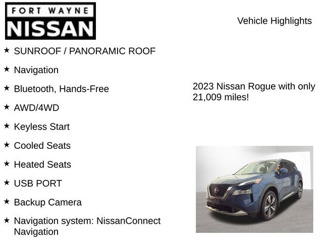 Used 2023 Nissan Rogue Platinum w/ Platinum Premium Package image 8