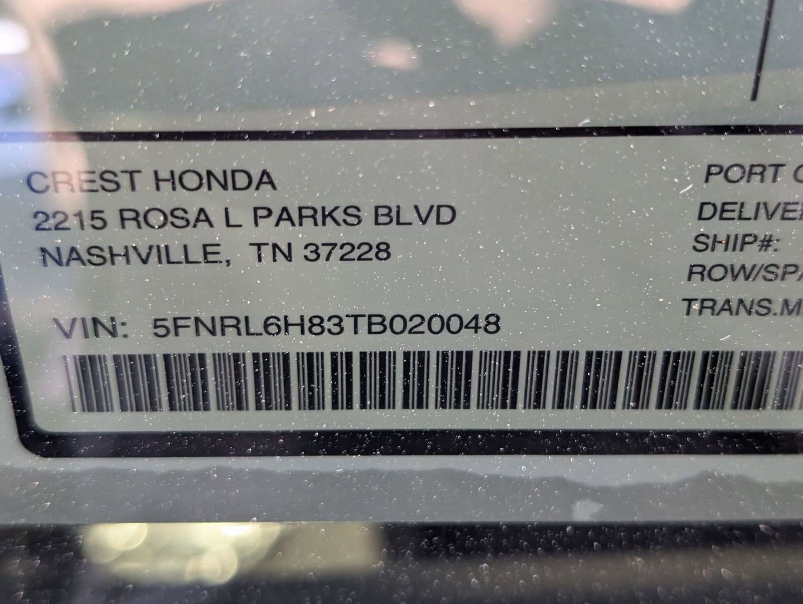 New 2026 Honda Odyssey Touring image 20