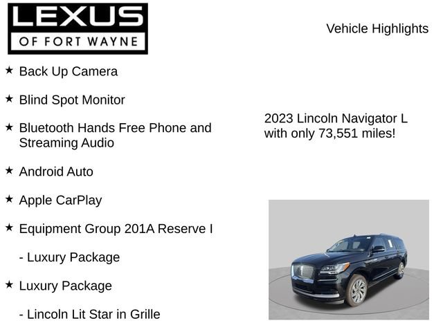Used 2023 Lincoln Navigator L Reserve AWD/4WD image 7
