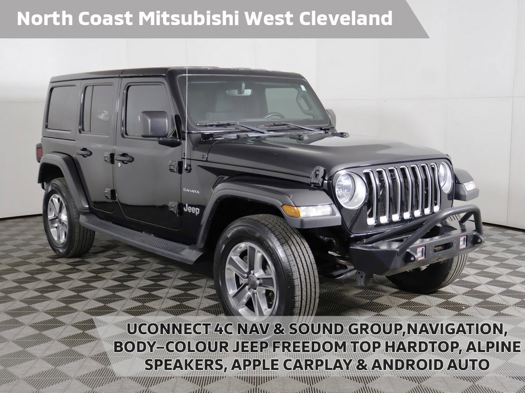 Used 2019 Jeep Wrangler Unlimited Sahara w/ Uconnect 4C Nav & Sound Group