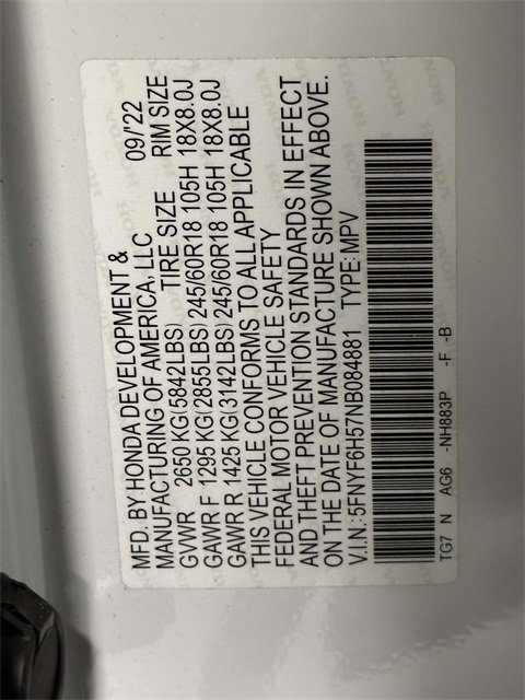 Certified 2022 Honda Pilot EX-L image 31