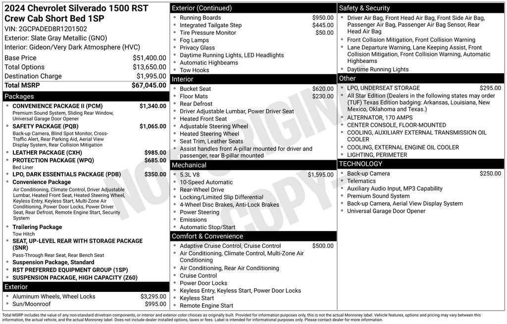Used 2024 Chevrolet Silverado 1500 RST w/ Convenience Package II RWD image 9
