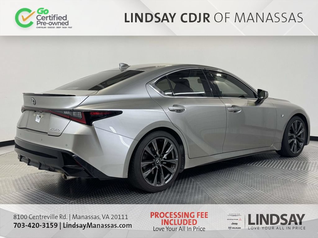 Used 2023 Lexus IS 350 F Sport w/ Memory Package RWD image 8