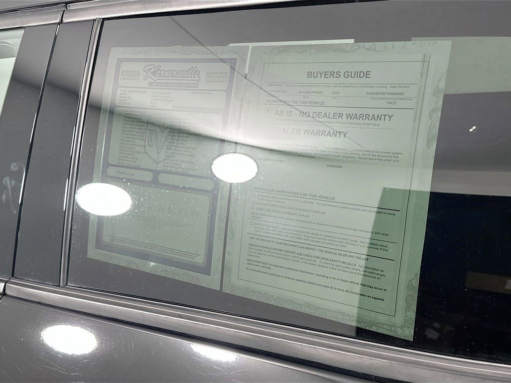 Used 2019 Chevrolet Blazer Premier w/ Driver Confidence II Package image 37