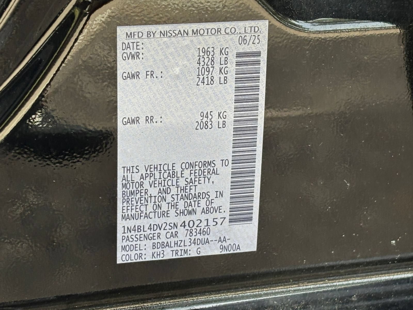 Used 2025 Nissan Altima 2.5 SV FWD image 28