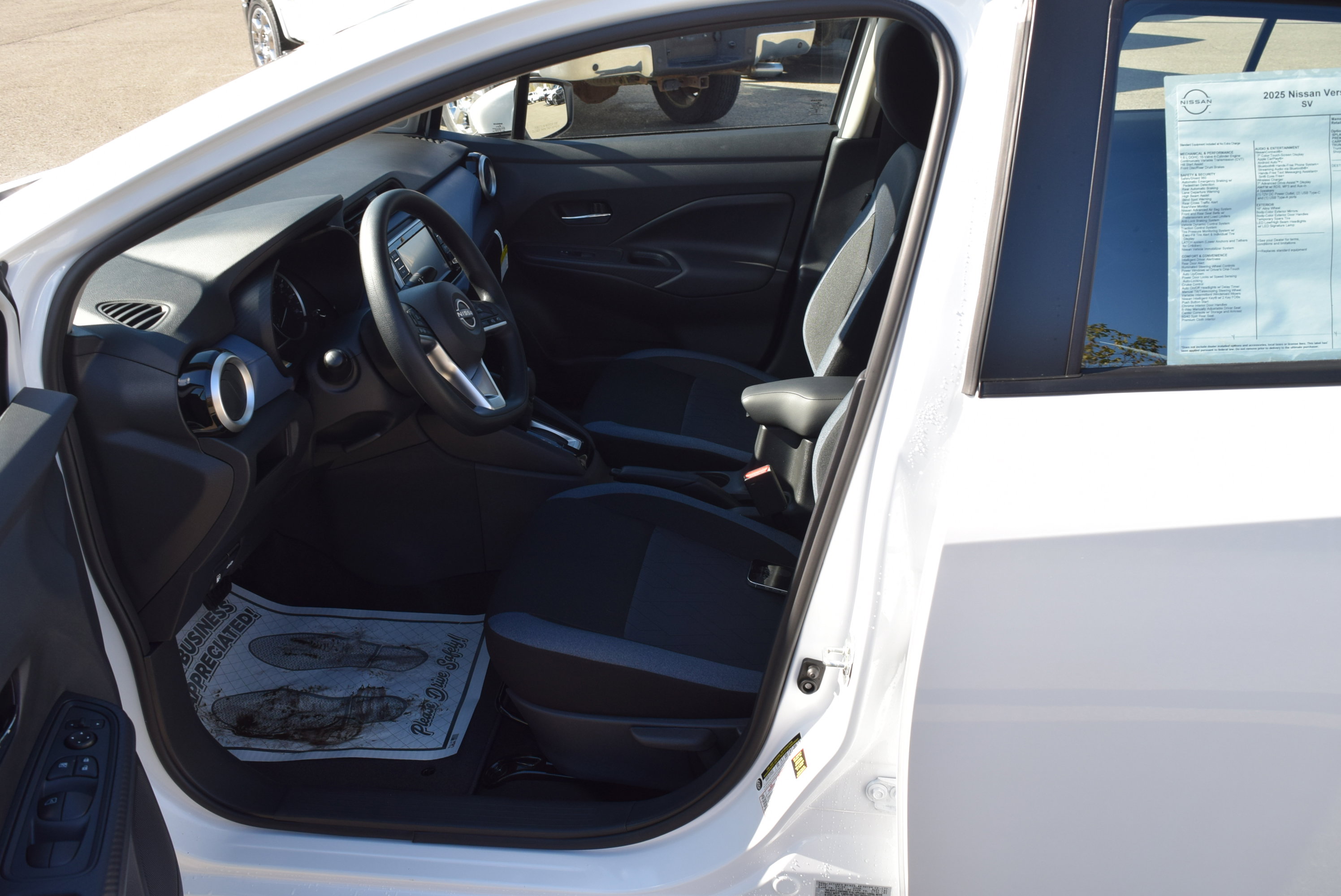 New 2025 Nissan Versa SV w/ Trunk Package image 13