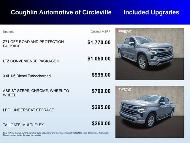 Used 2024 Chevrolet Silverado 1500 LTZ AWD/4WD image 3