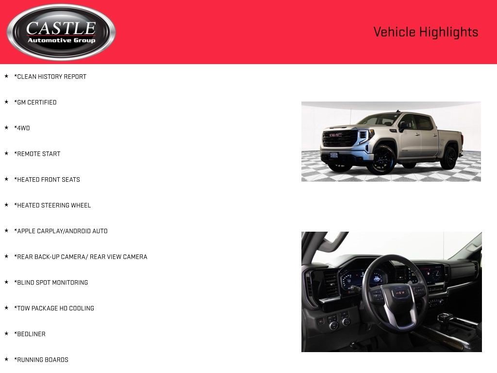 Certified 2022 GMC Sierra 1500 Elevation w/ X31 Off-Road Package image 3