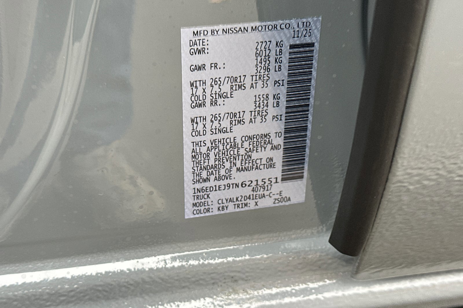 New 2026 Nissan Frontier Pro-X w/ Pro-X Convenience Package image 26