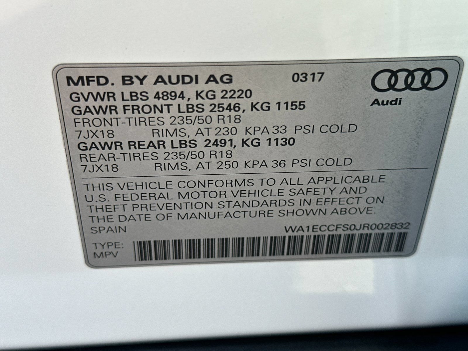 Used 2018 Audi Q3 2.0T Premium w/ Convenience Package AWD/4WD image 26