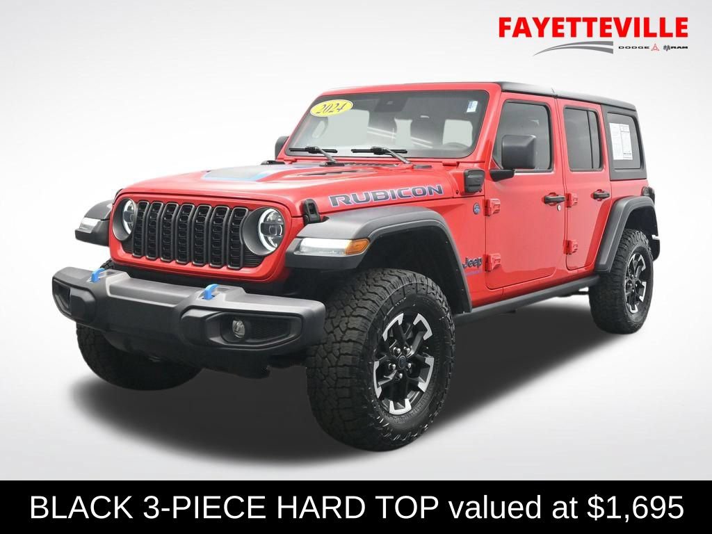 Used 2024 Jeep Wrangler Unlimited Rubicon 4xe AWD/4WD image 1