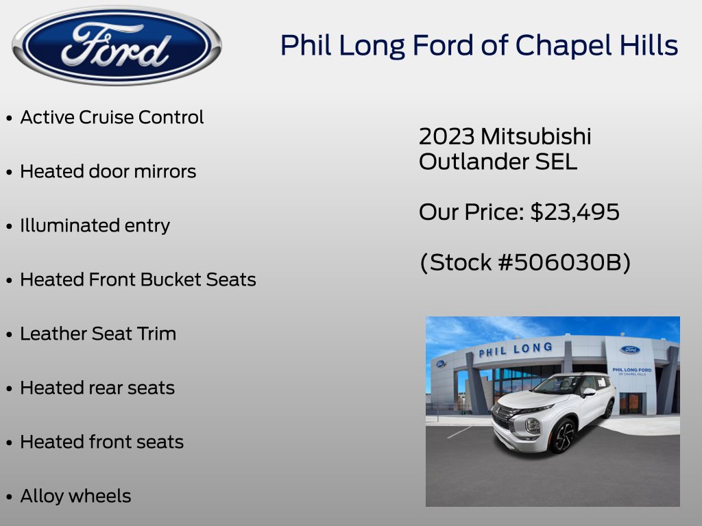 Used 2023 Mitsubishi Outlander SEL FWD image 41