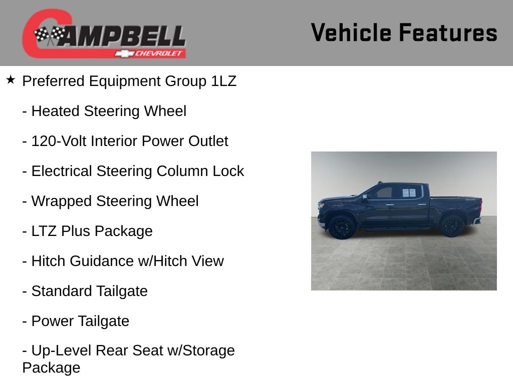 Used 2024 Chevrolet Silverado 1500 LTZ w/ Technology Package image 21