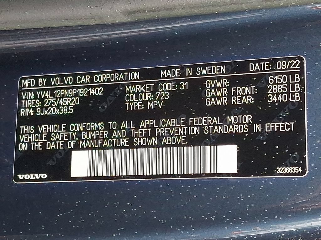 Used 2023 Volvo XC90 B5 Plus w/ Protection Package AWD/4WD image 29
