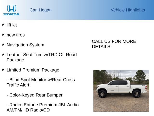 Used 2019 Toyota Tundra Limited w/ Limited Premium Package AWD/4WD image 6