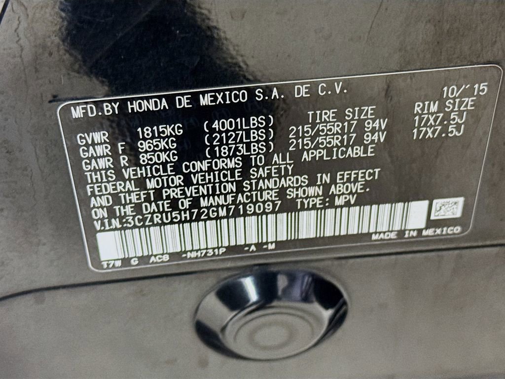 Used 2016 Honda HR-V EX-L image 38