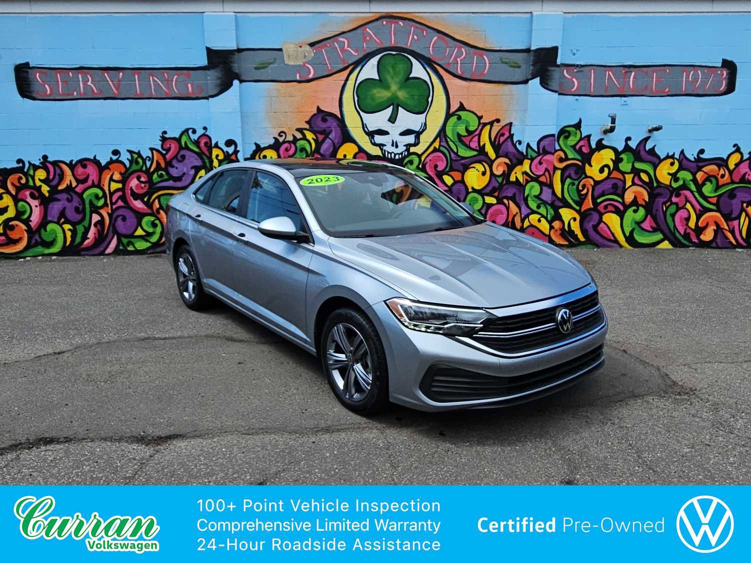 Certified 2023 Volkswagen Jetta SE w/ Panoramic Sunroof Package FWD image 1
