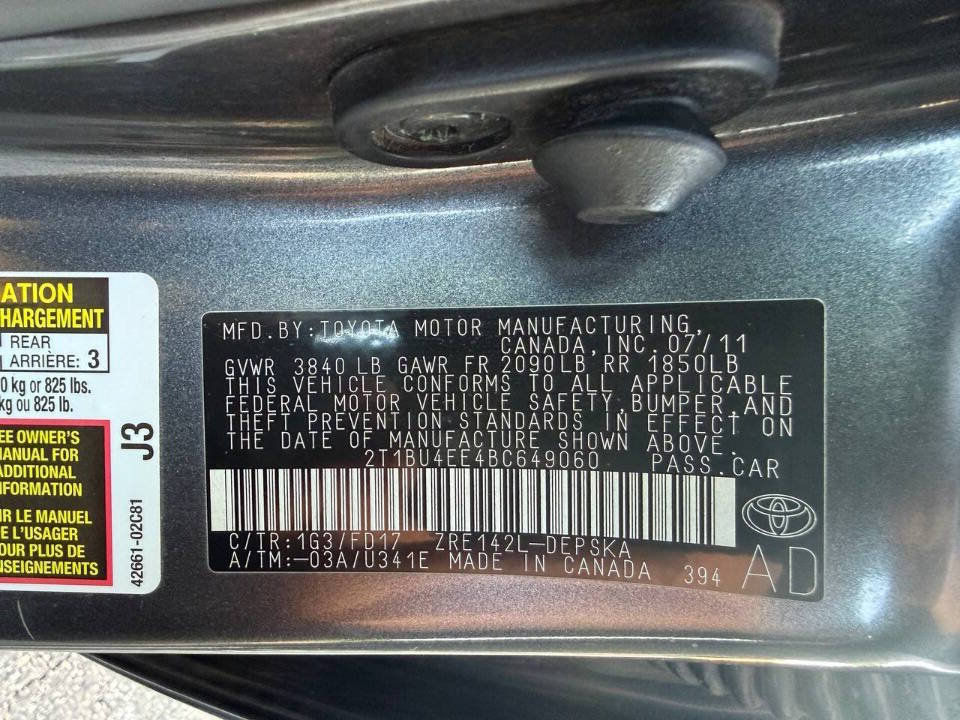 Used 2011 Toyota Corolla S FWD image 23