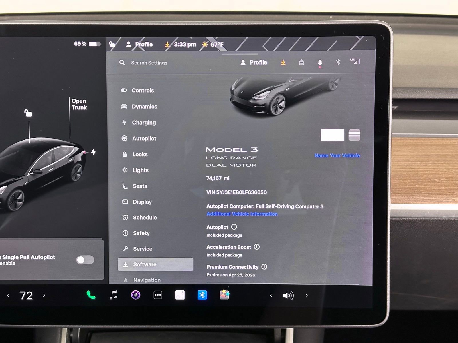 Used 2020 Tesla Model 3 Long Range image 3