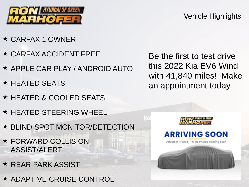 Used 2022 Kia EV6 Wind w/ Wind Technology Package AWD/4WD image 2