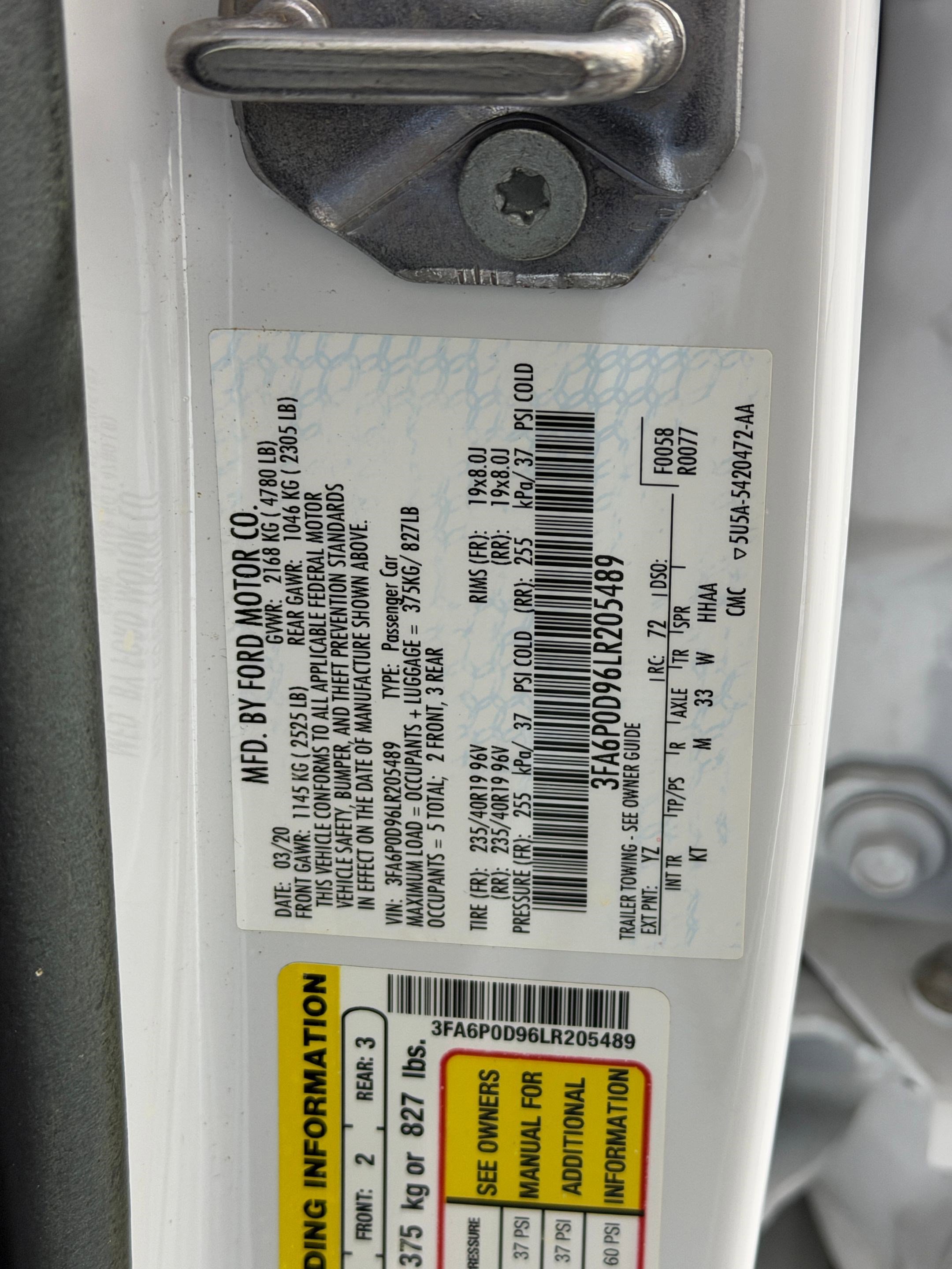 Used 2020 Ford Fusion Titanium AWD/4WD image 22