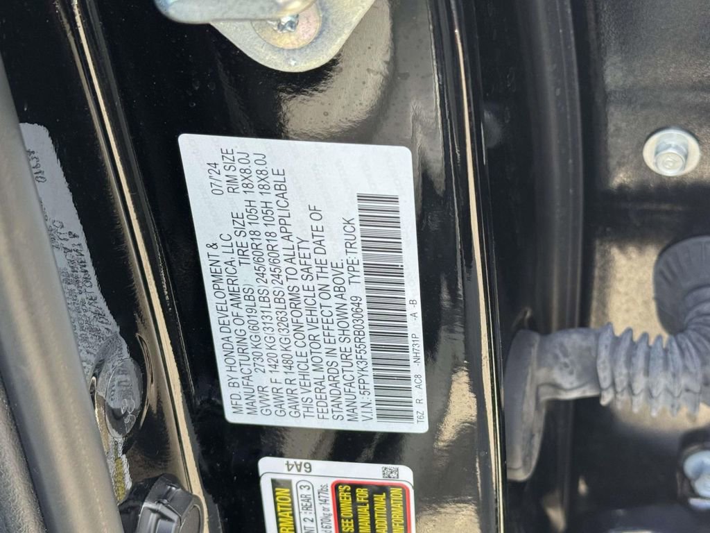 Used 2024 Honda Ridgeline RTL image 16