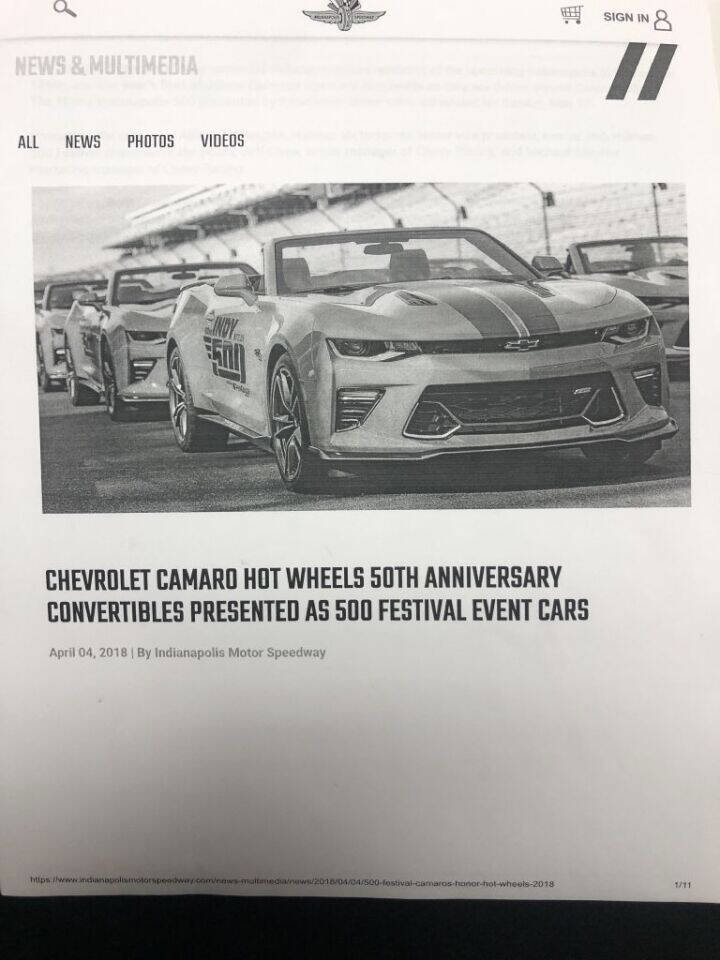 Used 2018 Chevrolet Camaro SS w/ Hot Wheels Edition image 47