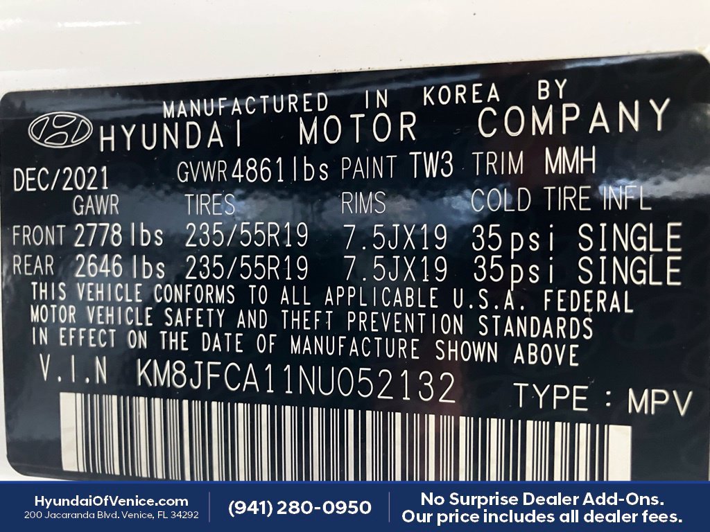Used 2022 Hyundai Tucson SEL AWD/4WD image 14