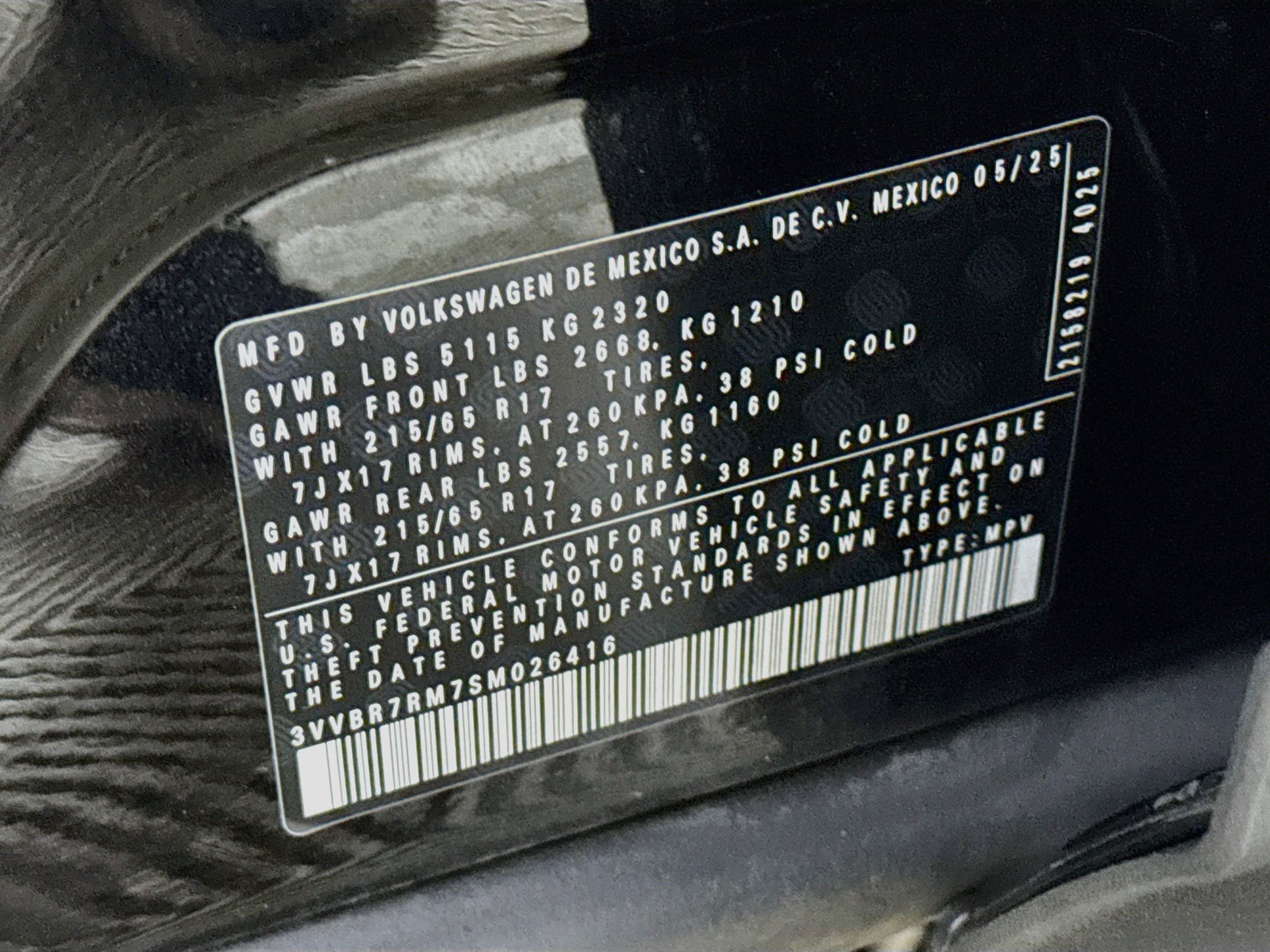 Used 2025 Volkswagen Tiguan S AWD/4WD image 28