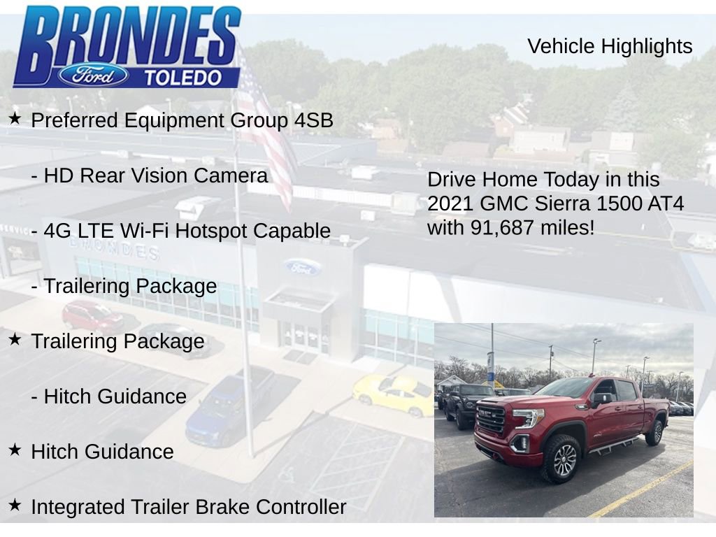 Used 2021 GMC Sierra 1500 AT4 image 31