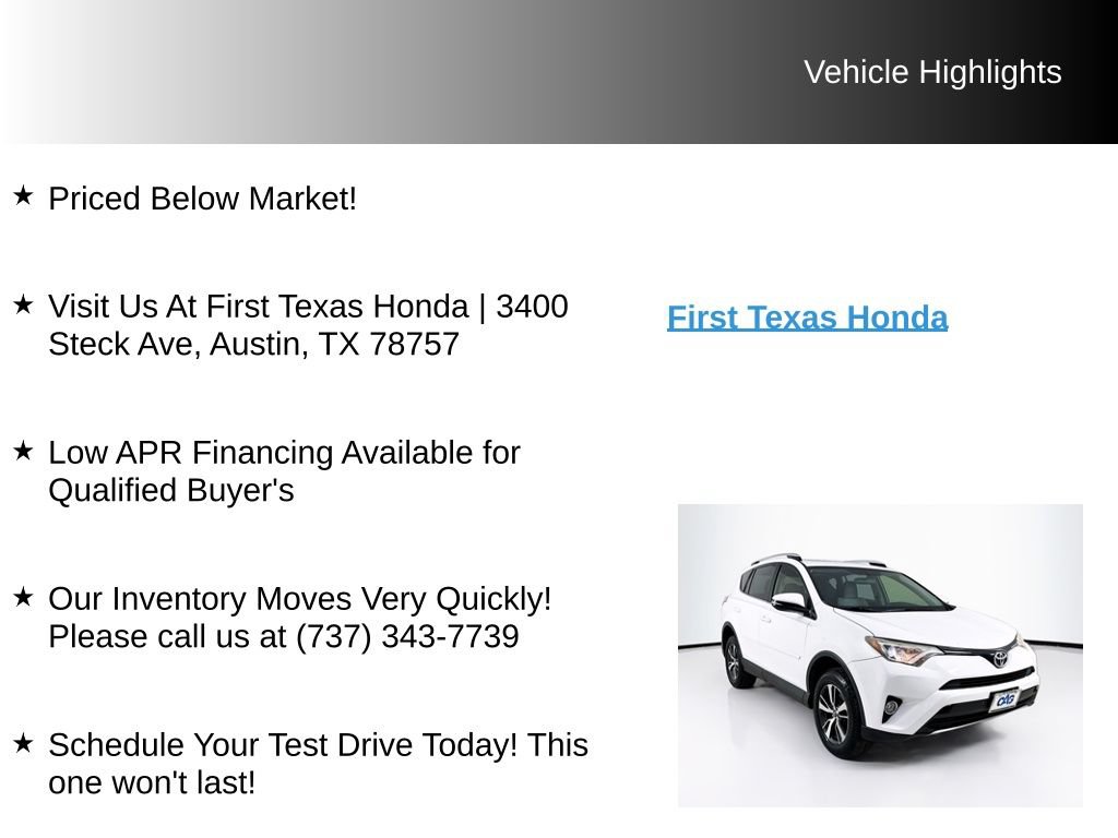 Used 2016 Toyota RAV4 XLE FWD image 9