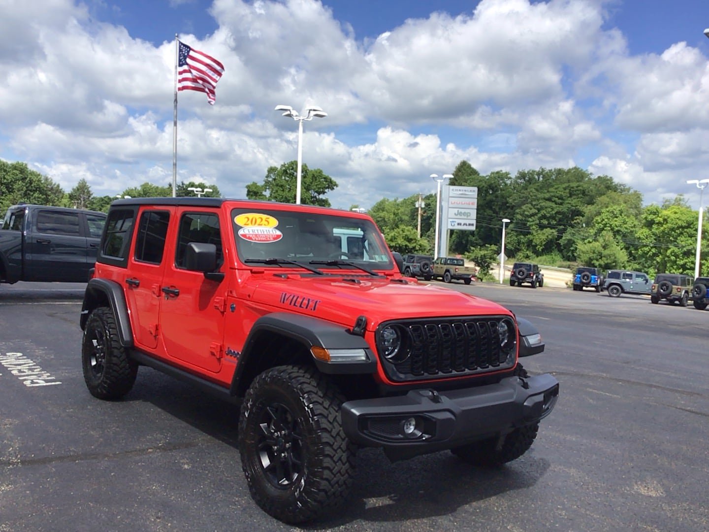 Certified 2025 Jeep Wrangler Unlimited Sport S 4xe AWD/4WD image 3