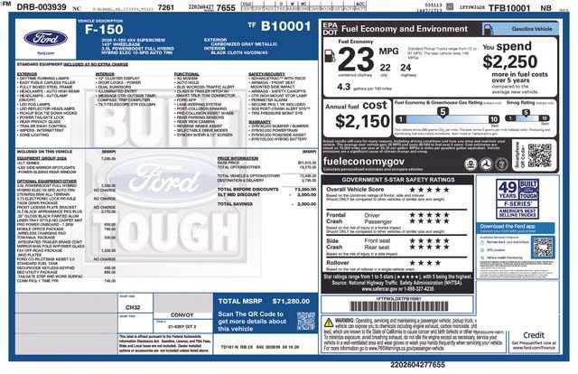 New 2026 Ford F150 XLT w/ Equipment Group 302A MID AWD/4WD image 24