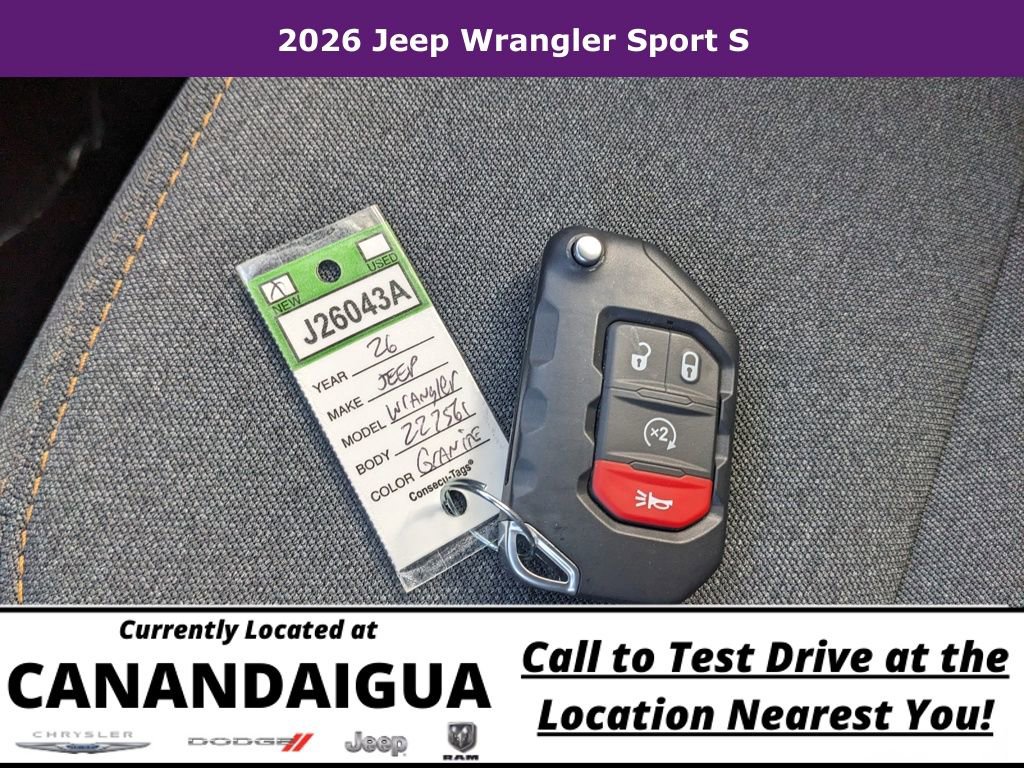 New 2026 Jeep Wrangler Unlimited Sport AWD/4WD image 30