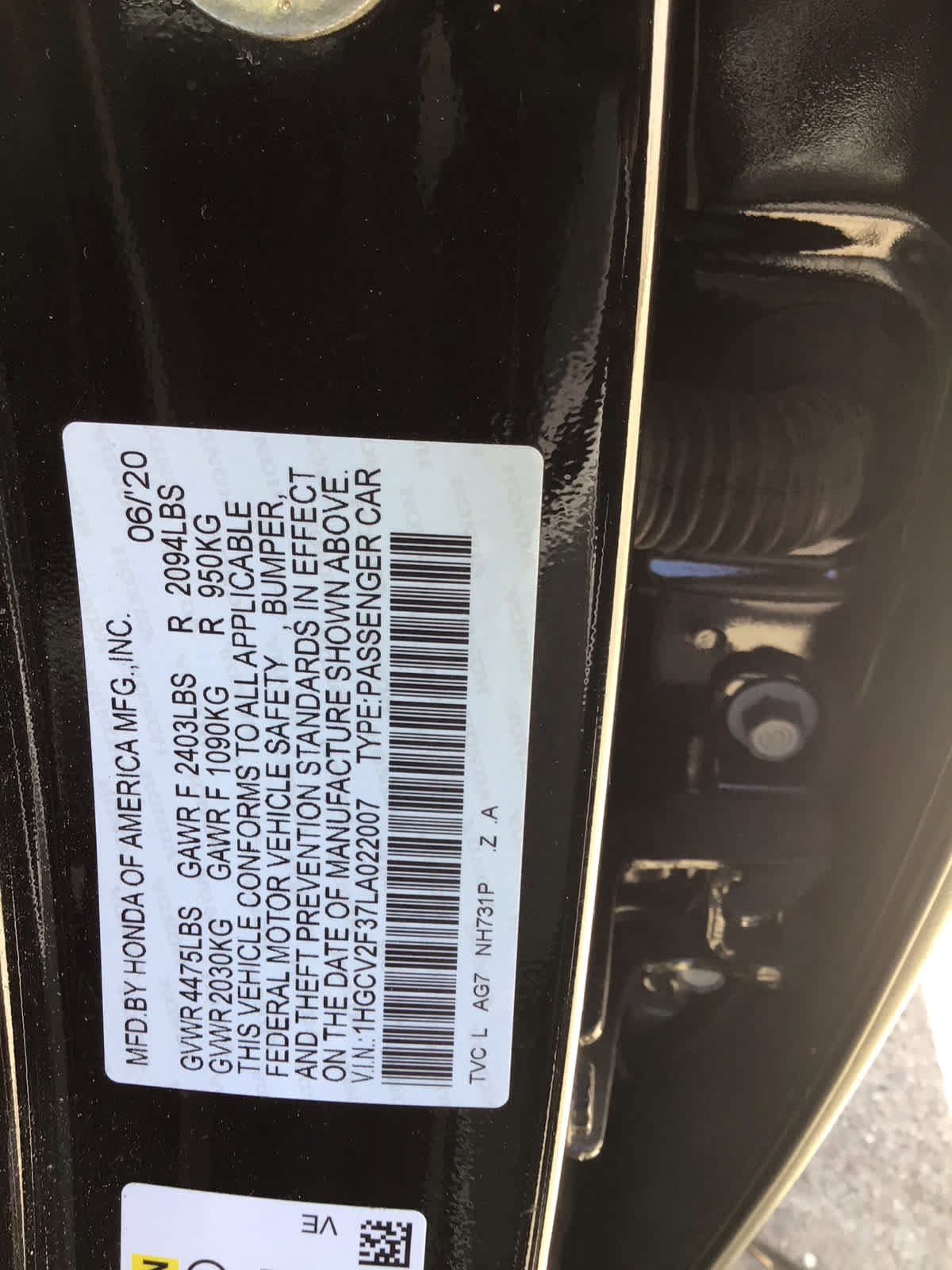 Used 2020 Honda Accord Sport image 6