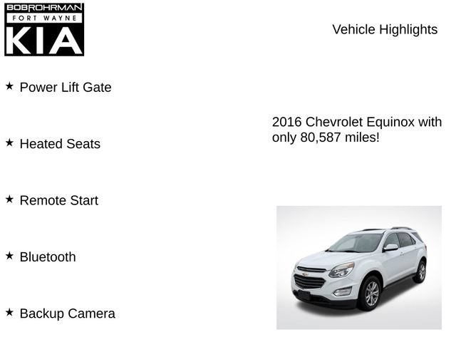 Used 2016 Chevrolet Equinox LT w/ Convenience Package FWD image 7