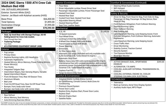 Used 2024 GMC Sierra 1500 AT4 AWD/4WD image 27