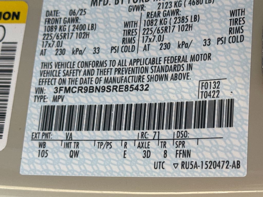 Used 2025 Ford Bronco Sport Big Bend w/ Convenience Package image 29