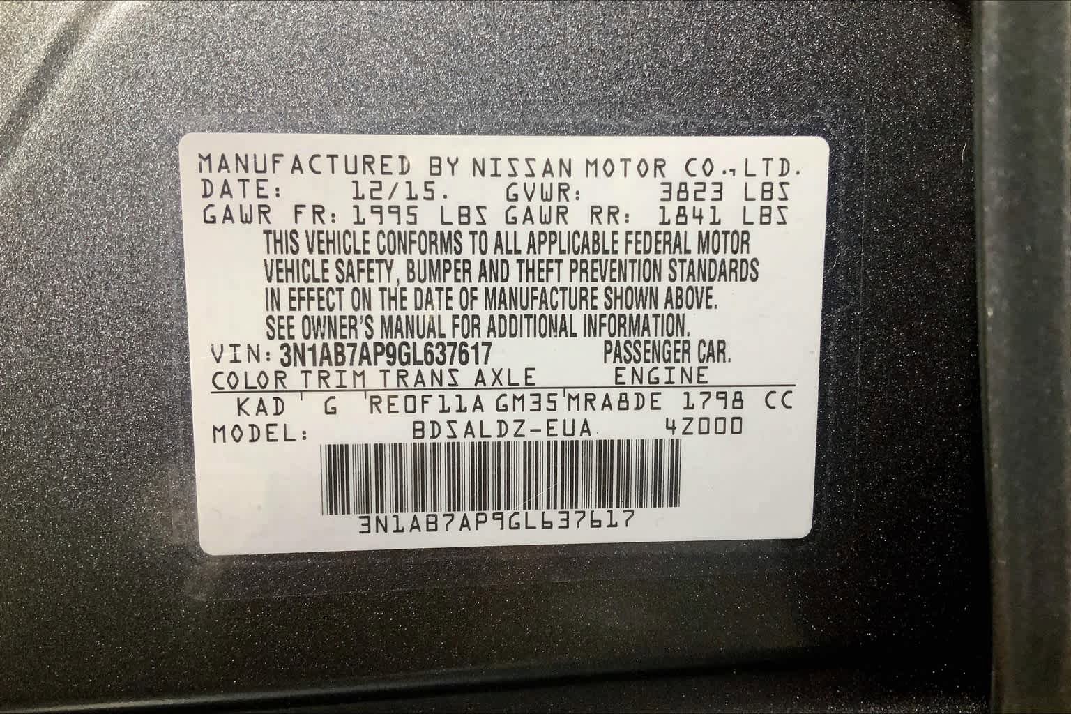 Used 2016 Nissan Sentra SV image 36