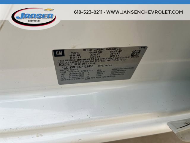 Used 2016 Chevrolet Silverado 2500 LT w/ LT Convenience Package AWD/4WD image 33