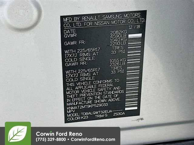 Used 2019 Nissan Rogue SV image 29