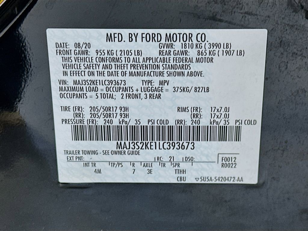 Used 2020 Ford EcoSport Titanium FWD image 35