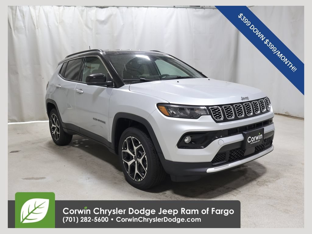 New 2026 Jeep Compass Limited AWD/4WD 360° Tour