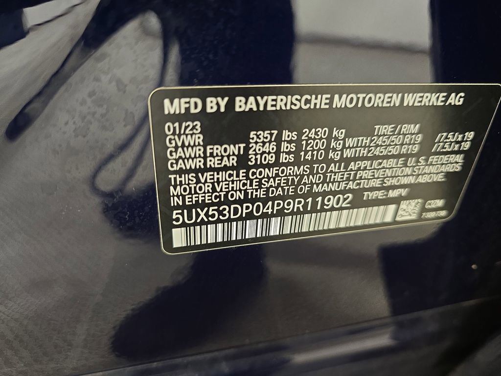 Certified 2023 BMW X3 xDrive30i w/ M Sport Package image 34