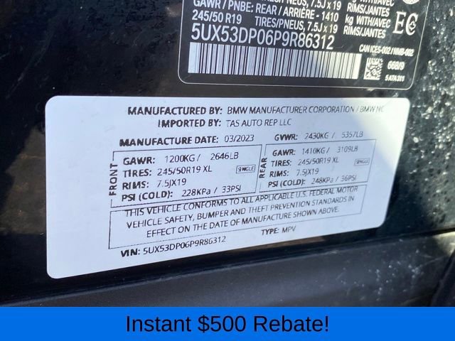 Used 2023 BMW X3 xDrive30i image 28