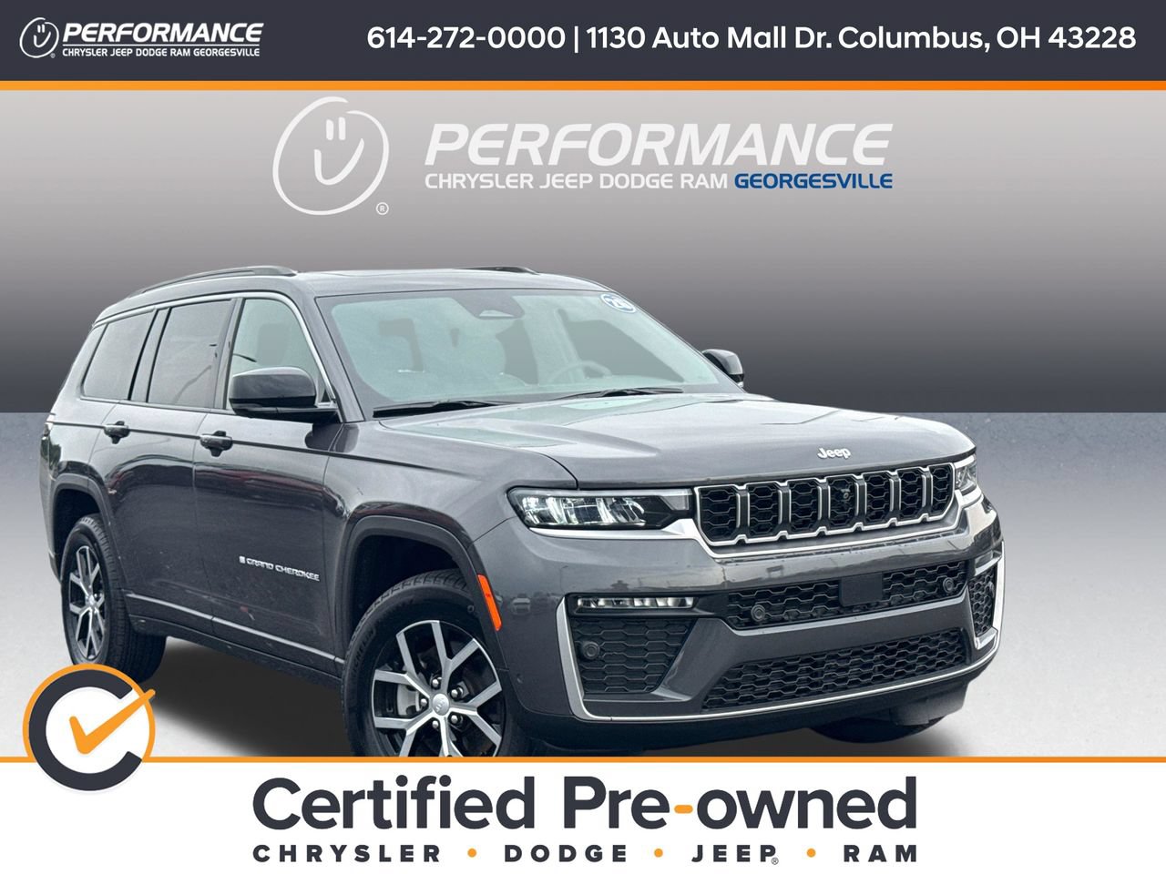 Certified 2026 Jeep Grand Cherokee L Limited w/ Luxury Tech Group II