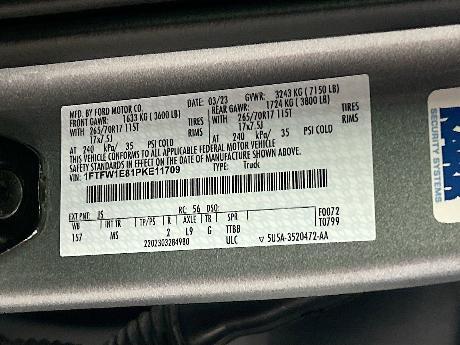 Used 2023 Ford F150 XLT w/ Equipment Group 301A Mid AWD/4WD image 31