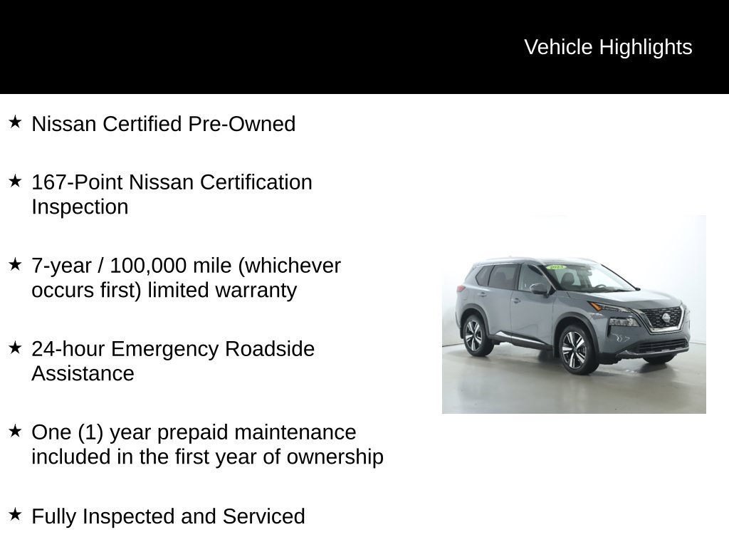 Certified 2023 Nissan Rogue SL w/ SL Premium Package AWD/4WD image 4