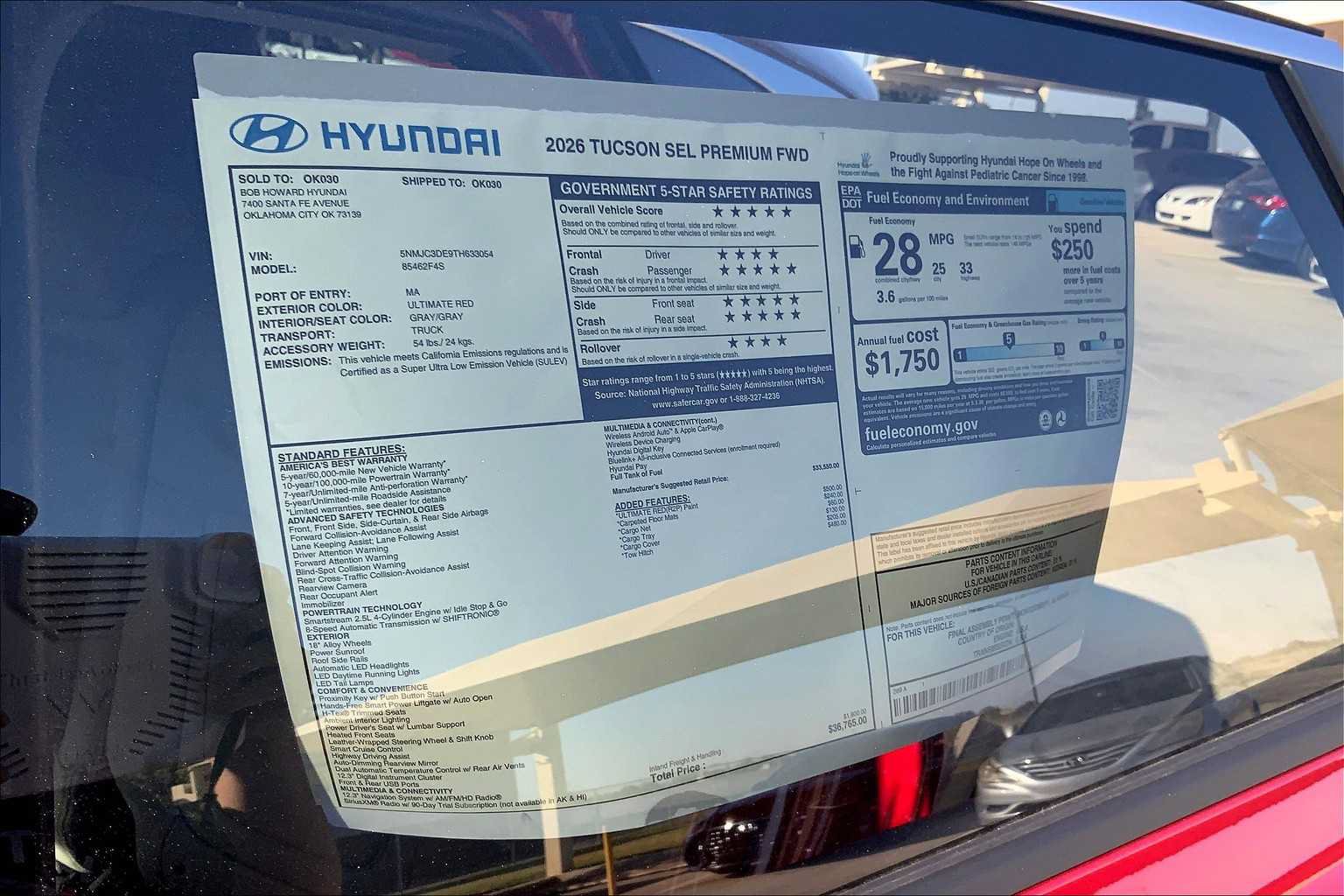 New 2026 Hyundai Tucson SEL FWD image 18