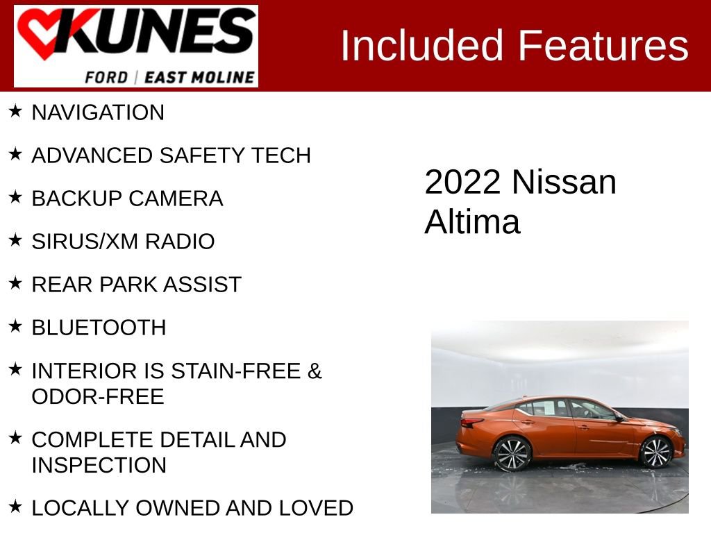 Used 2022 Nissan Altima 2.5 SR image 2